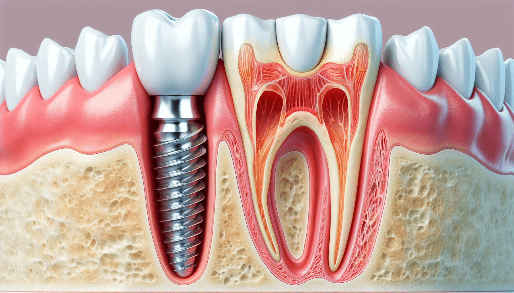 Patient receiving dental treatments